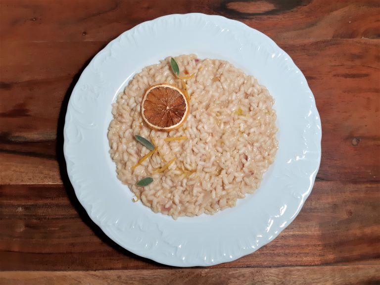 risotto al bergamotto o agrumi