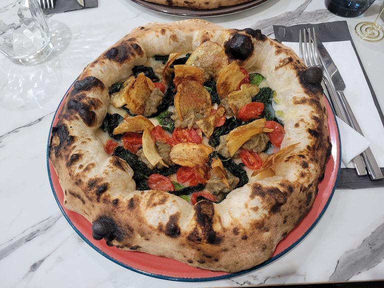 Biga pizza vegana del mese