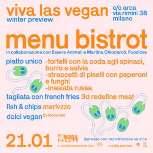 Viva las vegan menù bistrot