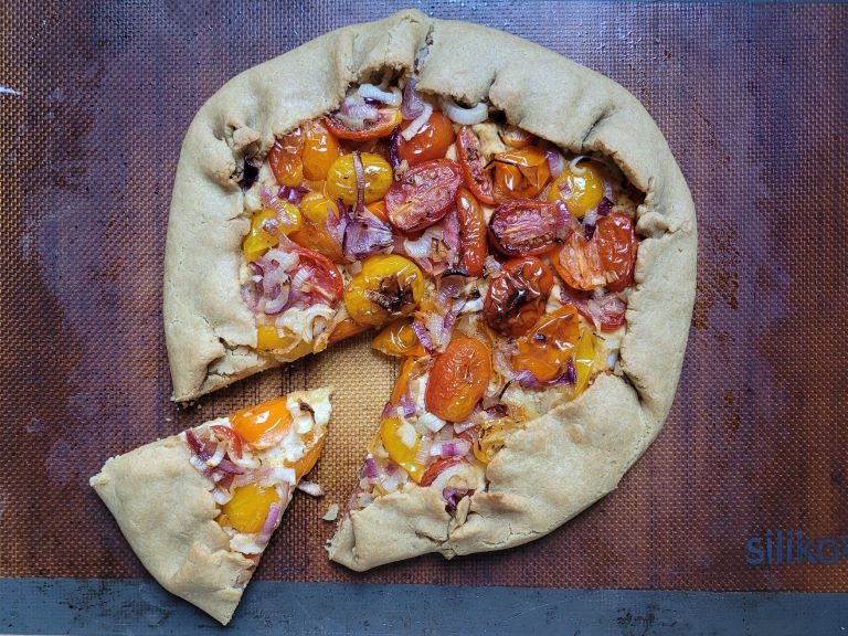 Galette salata ai pomodori