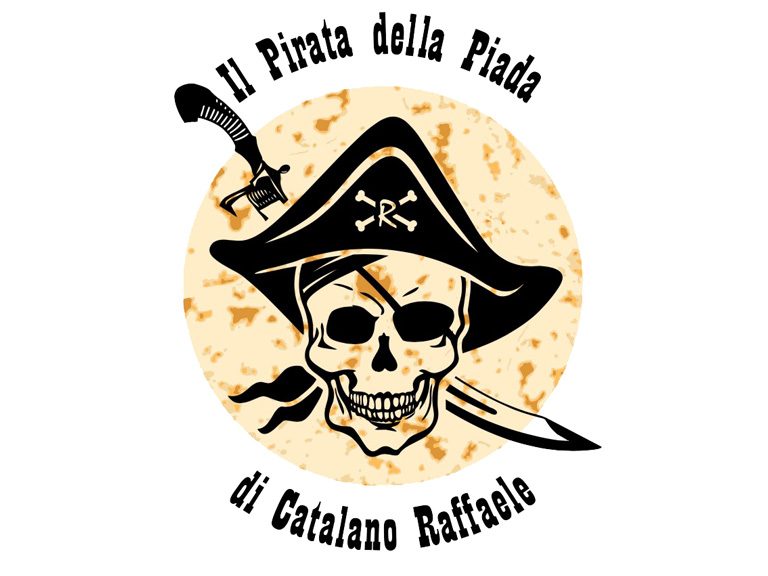 logo il pirata della piada